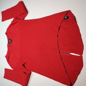 Nicole by Nicole Miller Zipper Back Sweater Size Small